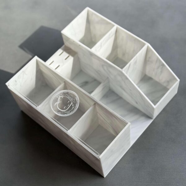 Organisateur | Acrylique | Marble Blanc