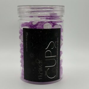 Flowers Cups Autocollants | 100 pcs